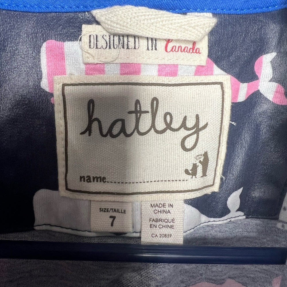 Hatley Little Girls Size 7 Rain Jacket - Picture 3 of 6